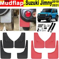 4X รถ Mud Flaps Splash Guards สำหรับ Suzuki Jimny Sierra JB64 JB74 2019 2020 2021 Mudflaps Mud Flap ด้านหน้าด้านหลัง Mudguards Fender