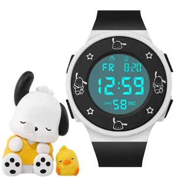 Kawaii Sanrio Led Electronic Band Hello Kitty Cinnamoroll Kuromi Smart  Bracelet Anime Student Multifunction Watch Christmas Gift