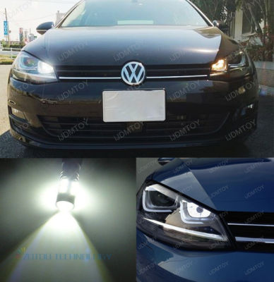 2PCS High Power LED Daytime Running Light DRL Replacement Bulb for VW Golf MK7 Golf7 Golf VII(2013-up with xenon headlight only)