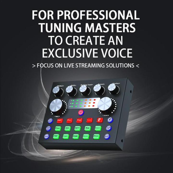 live-sound-card-v8-streaming-mixer-sound-card-7-modes-live-streaming-live-karaoke-sound-card-mixer-audio-mixer-for-recording-pc-richly