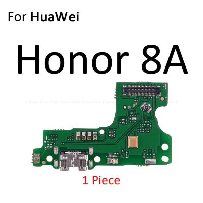 ชาร์จพอร์ตชิ้นส่วนบอร์ดเชื่อมต่อสายเคเบิลยืดหยุ่นกับไมค์ไมโครโฟนสำหรับ HuaWei Honor Play 8A 7A 7C 7X 7S 6A 6X 5C Pro LPX3765อะไหล่