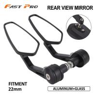 Motorcycle Accessories 7/8" 22mm Rearview Mirror Scooter Rear View Mirror Universal For 22mm Handlebar Mirrors