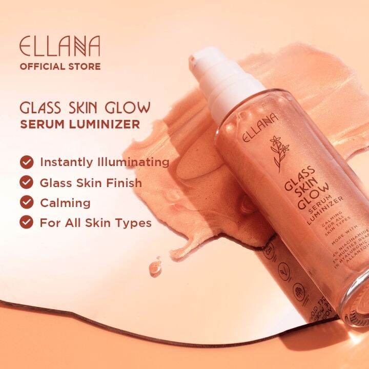 Barko Agad Ellana Glass Skin Glow Serum Luminizer Made With 4 Vitamin B33 Multiex Bsasm® 1 2210