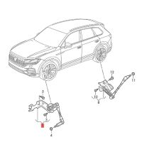 1 PCS Body Height Headlight Level Sensor 4M0941285D Front Left for Touareg 18-24 Audi Q7 Q8 SQ7 E-Tron Sportback