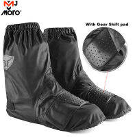 100 Waterproof Boots Cover Thickened Oxford Cloth Motorcycle Rainproof Shoe Cover Riding Rain Shoes Cover With Gear Shift Pad