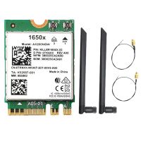 For Intel 1650X WiFi Card+2X8DB Antenna AX200NGW 3000Mbps 2.4G 5G WiFi 6+BT 5.1 Gigabit Wireless Network Card for Win11