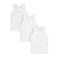 เสื้อกล้ามเด็กผู้ชาย mothercare White Vests - 3 Pack KA787