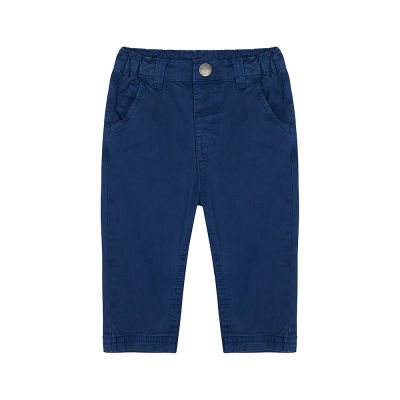 กางเกงขายาวเด็กผู้ชาย Mothercare navy chino trousers YB329