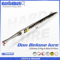 Hunthouse fishing lure Barracuda swimbait 225mm 27g pencil stickbait sinking sea bass leerfish tuna blue fish Don Belone baits