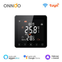 ONNDO WiFi Thermostat Temperature Controller,Tuya Smart Thermostat น้ำความร้อนไฟฟ้าทำงานร่วมกับ Alexa Home