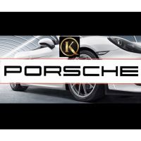 K497 PORSCHE สติกเกอร์ไวนิล สําหรับติดกระจกหน้ารถยนต์