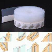 5M Door Seal Strip Window Rubber Seal Weatherstrip Windproof Stripping Adhesive Silicone Window Bottom Stopper Sealing Tape Decorative Door Stops