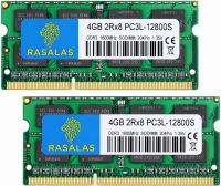 Rasalas DDR3 8GB Kit (2x4GB) PC3L-12800S DDR3L 1600 MHz 2Rx8 1.35V 204-Pin CL11 Notebook Laptop Memory RAM Module for MacBook Pro Mid 2012 iMac Late 2012/ Early/Late 2013 Late 2012/2013 Intel 12800s sodimm 8GB(2x4GB) DDR3L 1600MHz Green