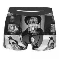 【cw】 Horror Movie Foursome Man UnderwearShorts PantiesBreathable Underpants for Homme S-XXL !