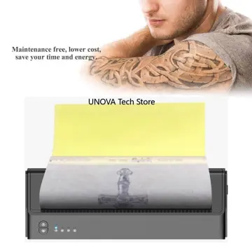 Hot sale latest Temporary Tattoo thermal tattoo printer portable electronic  ink automatic painless tattoo machine