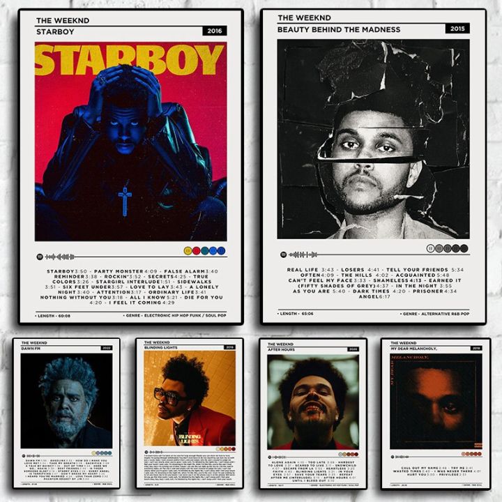 The Weeknd Poster After Hours Album Cover Poster for Boys Room