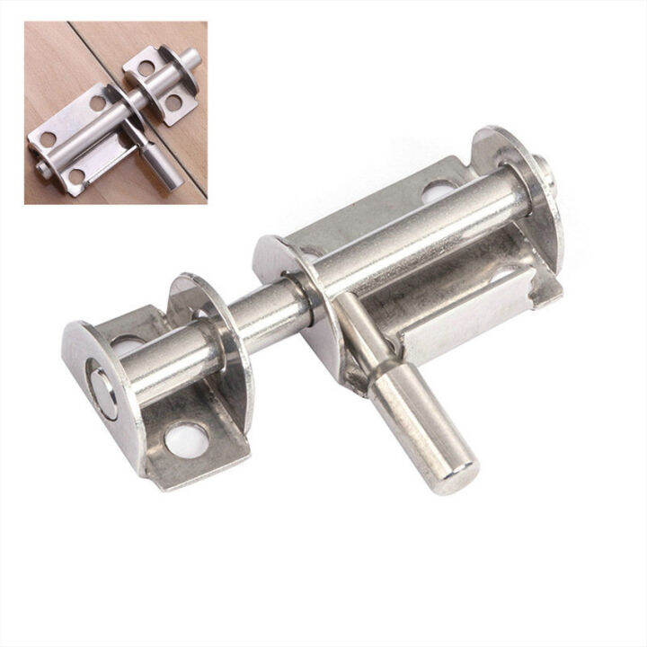 1Pc Slide Bolt Gate Latch Stainless Steel Barrel Bolt Gate Latch Door Lock Window Latch Door