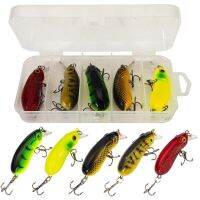 【CW】 1pc/5pcs 5cm Fishing Bait Set Floating Artificial With Tackle