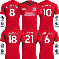 Original 【Fans Issue Kit 】23/24 Man United Home Man Football Jersey S-2XL|Ready Stock