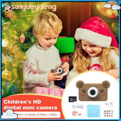 น่ารักการ์ตูนมินิกล้องของเล่นเด็ก2.0นิ้วรองรับหน้าจอสำหรับการ์ด TF คริสต์มาสวันเกิดเทศกาลของขวัญเด็กกล้องดิจิตอล Toy