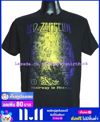 เสื้อวง LED ZEPPELIN เลด เซพเพลิน ไซส์ยุโรป เสื้อยืดวงดนตรีร็อค เสื้อร็อค  LZN217 เสื้อวงวินเทจ90