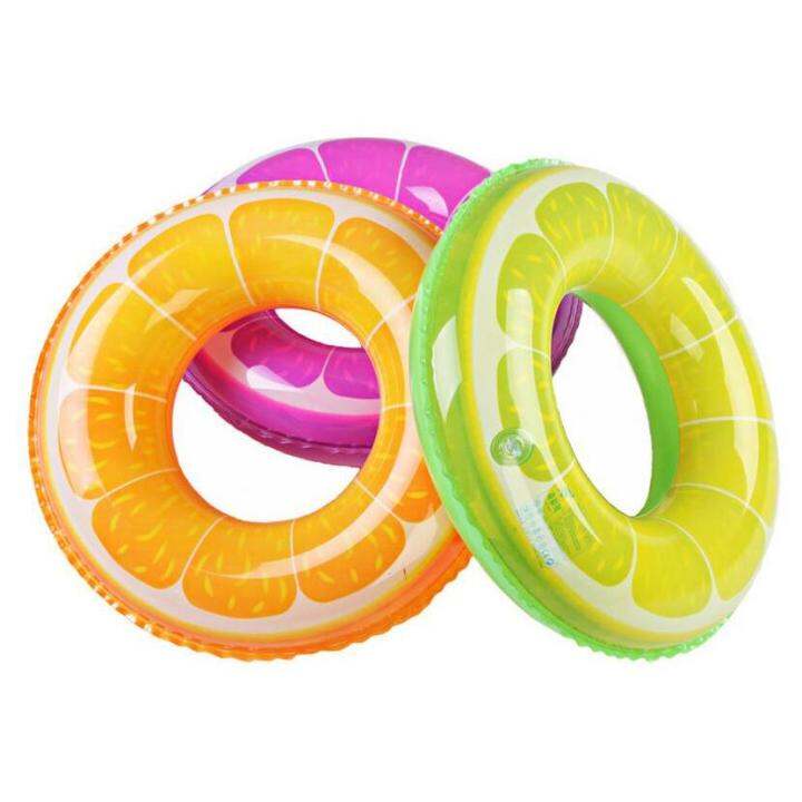 Love Of Summer Orange Citrus Swim Ring 