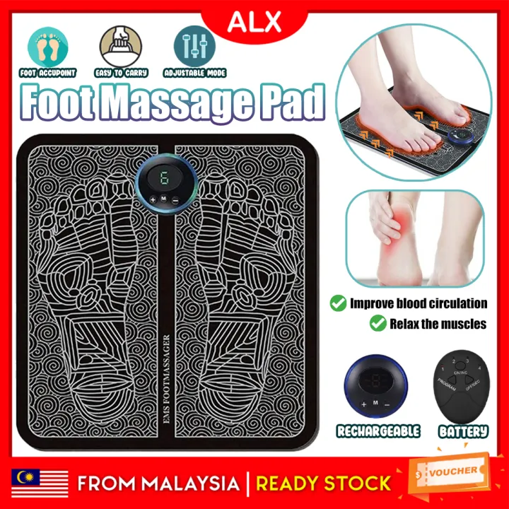 ALX MALAYSIA Foot Massager Relax Muscles USB Rechargeable/Battery Detox ...