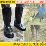Ủng cao su đi mưa chất lượng cao giá rẻ Ủng chống nước chống trượt màu đen