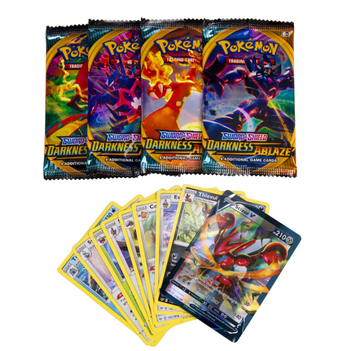 324pcs-pokemon-card-tcg-sword-amp-shield-darkness-ablaze-booster-box-toys-trading-card-game-shining-collection-cards-kids-gift