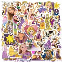 10/30/50PCS Tangled Rapunzel Stickers Aesthetic Laptop Fridge Guitar DIY Waterproof Decals Disney Cartoon Sticker Packs Kid Toys