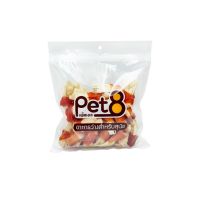 Pet8 Sasami Jerky ไก่พันปลาแผ่นพับครึ่ง 2.5 นิ้ว 320g (JJA52)