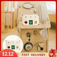Pezhong บอร์ดไม้สำหรับเด็กหัดเดิน,ชิ้นส่วน DIY ไม้สำหรับของเล่นเดินทางก้านอุปกรณ์ประกอบการสอนของขวัญไฟ3สี