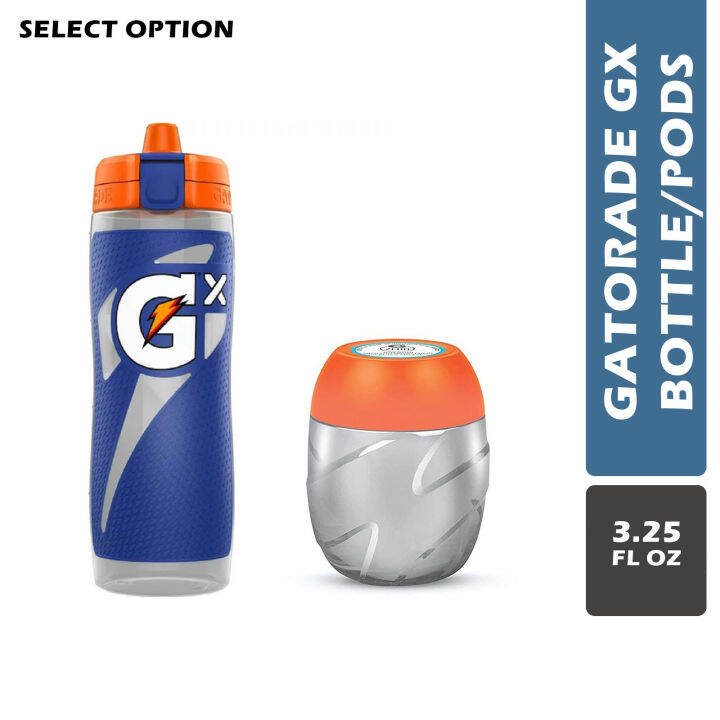 Gatorade GX 30oz Refillable Squeeze Bottle (Made in USA) , GX Pods