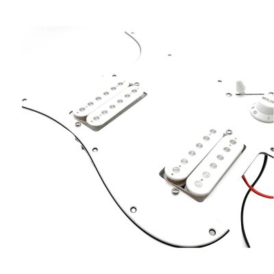 ST SQ Electric Guitar Loaded Prewired Scratchplate Replacement Accessories Guitar Pickguard Electric Guitar Pickguard Pickup Assembly White