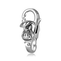 Autentico Braccialetto A Catena Serpente In Argento Sterling 925 Con Chiusura A Mosschettone Perline Braccialetti Con Ciondoli Donna Fai Da Gioielli Da Donna