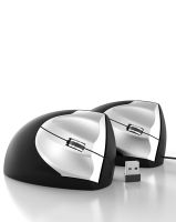 Vertical Wireless Photoelectric Mouse Conforms to Ergonomics  Office 2.4G 1600dDPI  Suitable for PC Basic Mice