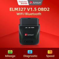 Junsun ELM327 V1.5 OBD2 Car Diagnostic Scanner Bluetooth car adapter Automatic troubleshooting tool for Junsun 2Din radio