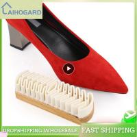 Suede Cleaning Brush Suede Leather Care High Quality Shoe Brush Wood Base Cleaning Shoe Brushes Suede Rubber Brush Polishing New Shoe Care