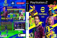 แผ่นเกมส์ PS2 efootball Pro Evolution Soccer 2022  อัพล่าสุด ภาษาอังกฤษ   คุณภาพ ส่งไว