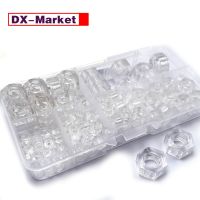 【CW】 M3 M10 Transparent Plastic Nut Kit Polycarbonate Plastic Hex Nut F010