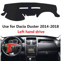 Taijs Left Hand Drive Car Dashboard Mat Dash-Mat สำหรับ Dacia Duster 2014 2015 2016 2014 5มม. ความหนา Sunshade Cushion พรม