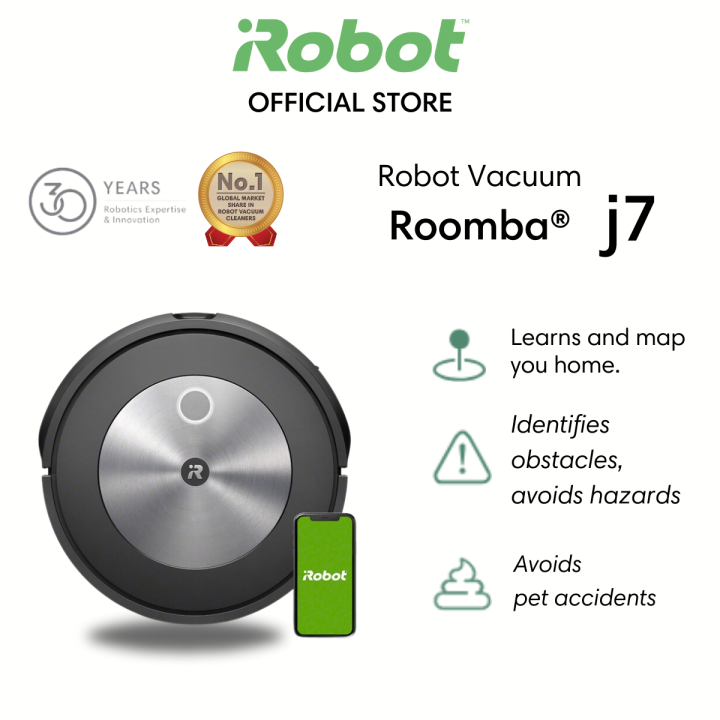 iRobot™ Roomba® j7 Wifi Connected Robot Vacuum Lazada