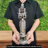 LK-O5พระพุทธรูปปางจักรพรรดิ์พนมมือ สูง28ซม.ผ่านพิธีปลุกเสกจากวัดมังกร เป็นพระพุทธรูปสิ้นมีศิลปะงดงามเป็นเอกลักษณ์