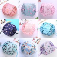 Women Travel Magic Pouch Drawstring Cosmetic Bag Organizer Lazy Make up Cases storage bag Kit Box Tools Toiletry Beauty Case