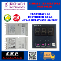 เครื่องควบคุมอุณหภูมิ RISH Rishabh Temperature Controller รุ่น RE56 เอาพุต Relay+SSR มิเตอร์ติดแผง