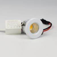 ไฟดาวน์ไลท์ COB ไฟ LED ขนาดเล็ก3W ไฟเส้นประดับ110V 220V 30Mm สำหรับตู้ที่อยู่สูง(เกือบถึงเพดาน) Chowcase Loft ตกแต่งไฟเพดาน