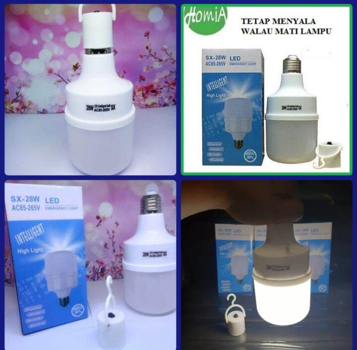 Lampu bohlam plus emergency | Lazada Indonesia