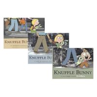 Knuffle Bunny gunash rabbit Trilogy caddick silver prize 3 volumes of pigeon, pig and elephant author Mo Willems tender father love growth and accompanying parent-child reading English original imported books