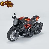 Boys 1:14 Alloy Motorcycle Model With Light Music Compatible For Gusta Simulation Locomotive Toys For Children