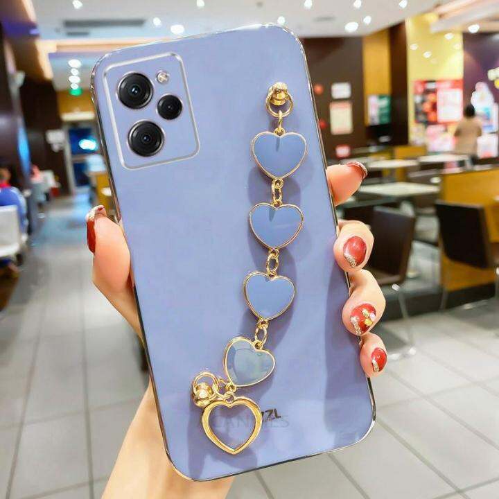 luxury-plating-love-heart-bracelet-case-for-xiaomi-mi-poco-x5-pro-x-5-redmi-note-12-5g-wrist-band-chain-cover-poko-x5pro-note12